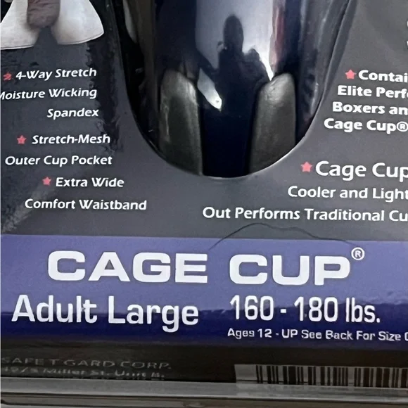 SAFETGUARD Elite Performance Cage Cup. NWT - Picture 3 of 6